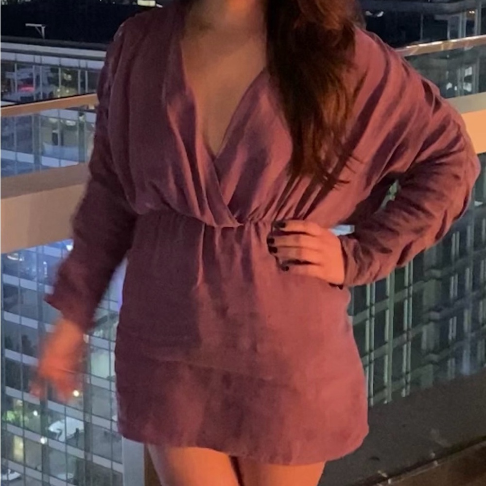 Zara Purple Women's dress - Picture 4 of 4